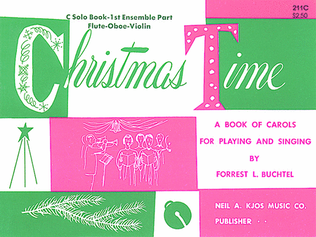 Book cover for Christmas Time- 1st Ensemble C Book