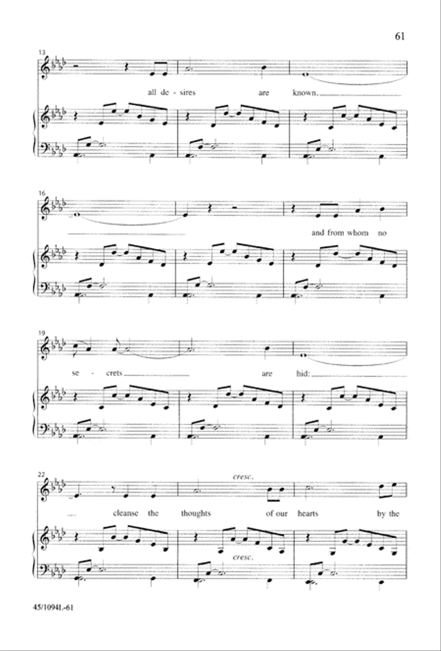 10 Anthems for about 10 Singers Unison Choir scores gallery preview page 62