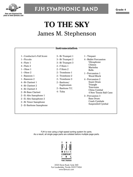 To the Sky: Score