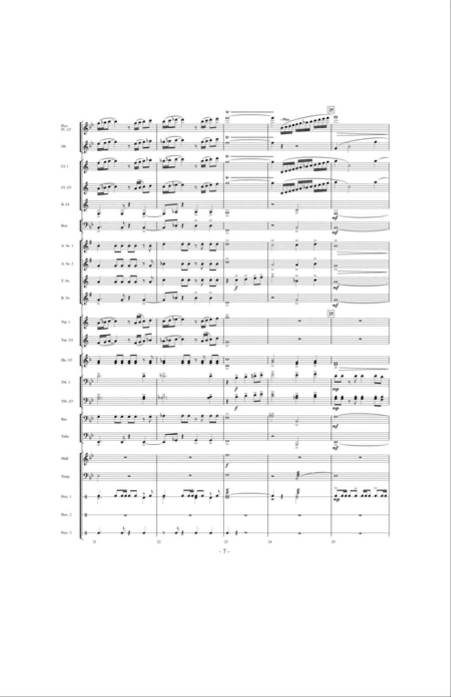 Beyond the Higher Skies Concert Band scores gallery preview page 6