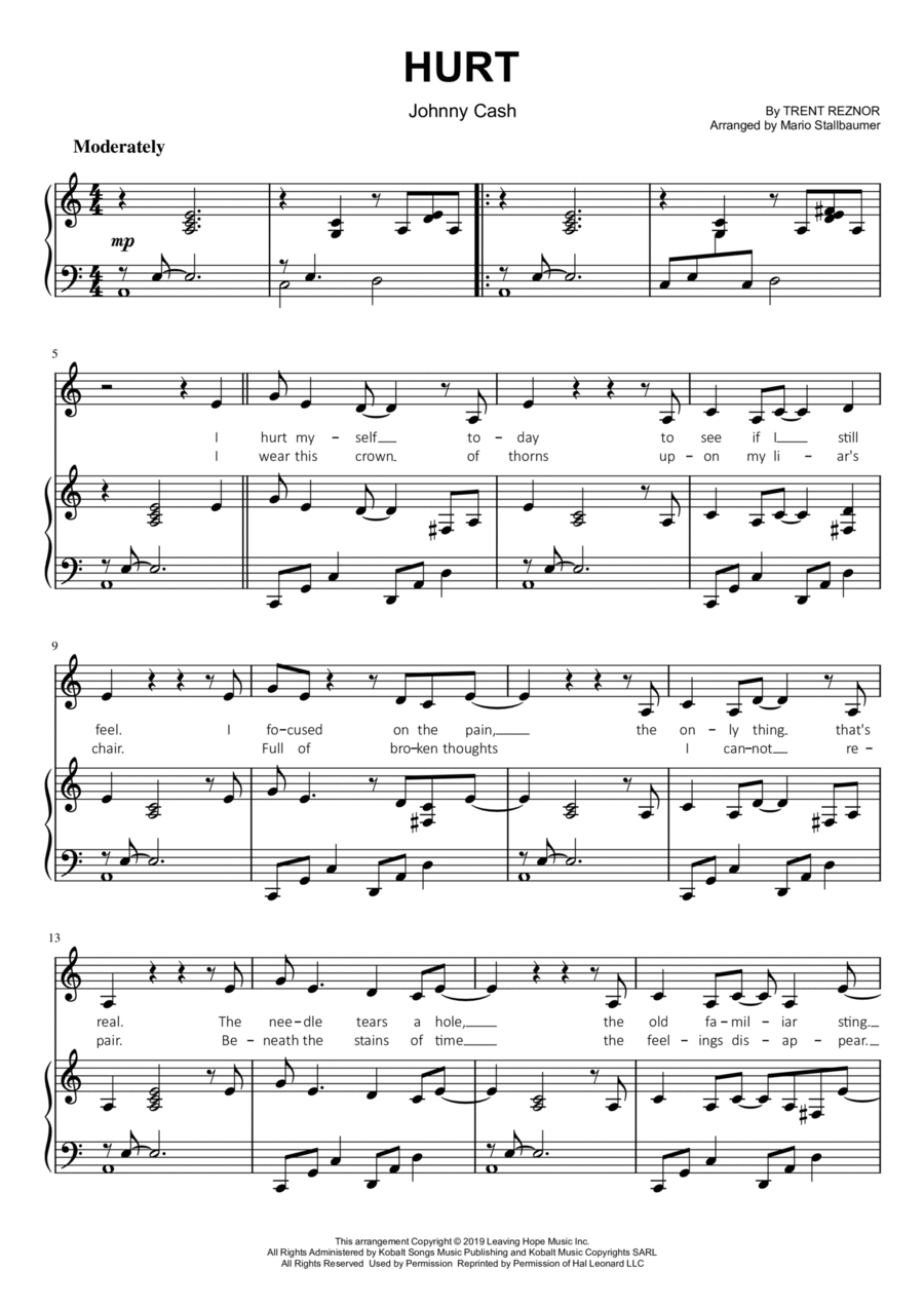 Hurt Voice scores gallery preview page 1