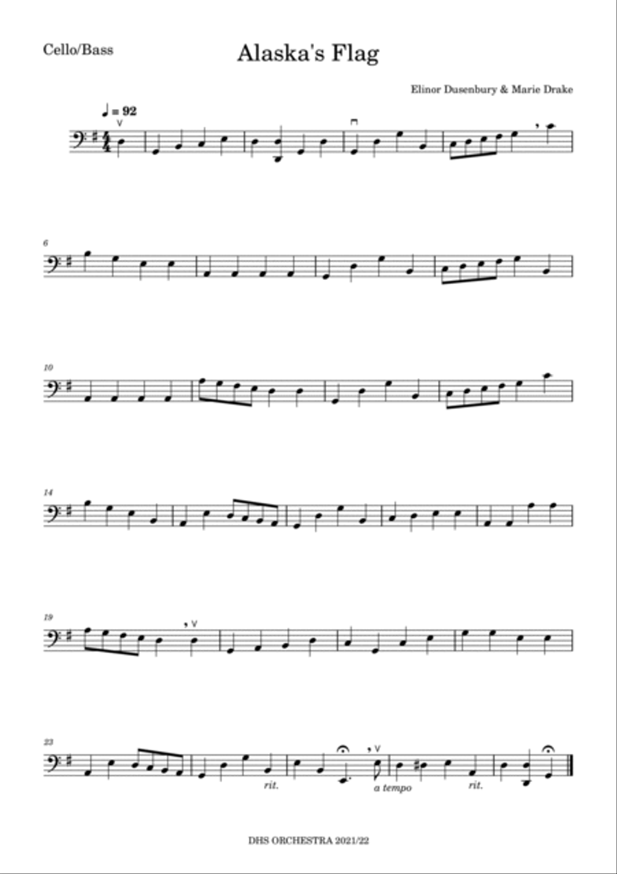 Alaska's Flag String Orchestra scores gallery preview page 3