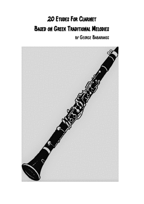 20 Etudes for Clarinet Based on Greek Traditional Melodies