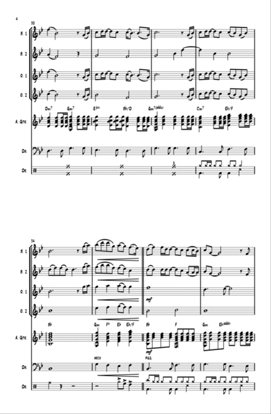 Colors Of The Wind Small Ensemble scores gallery preview page 4