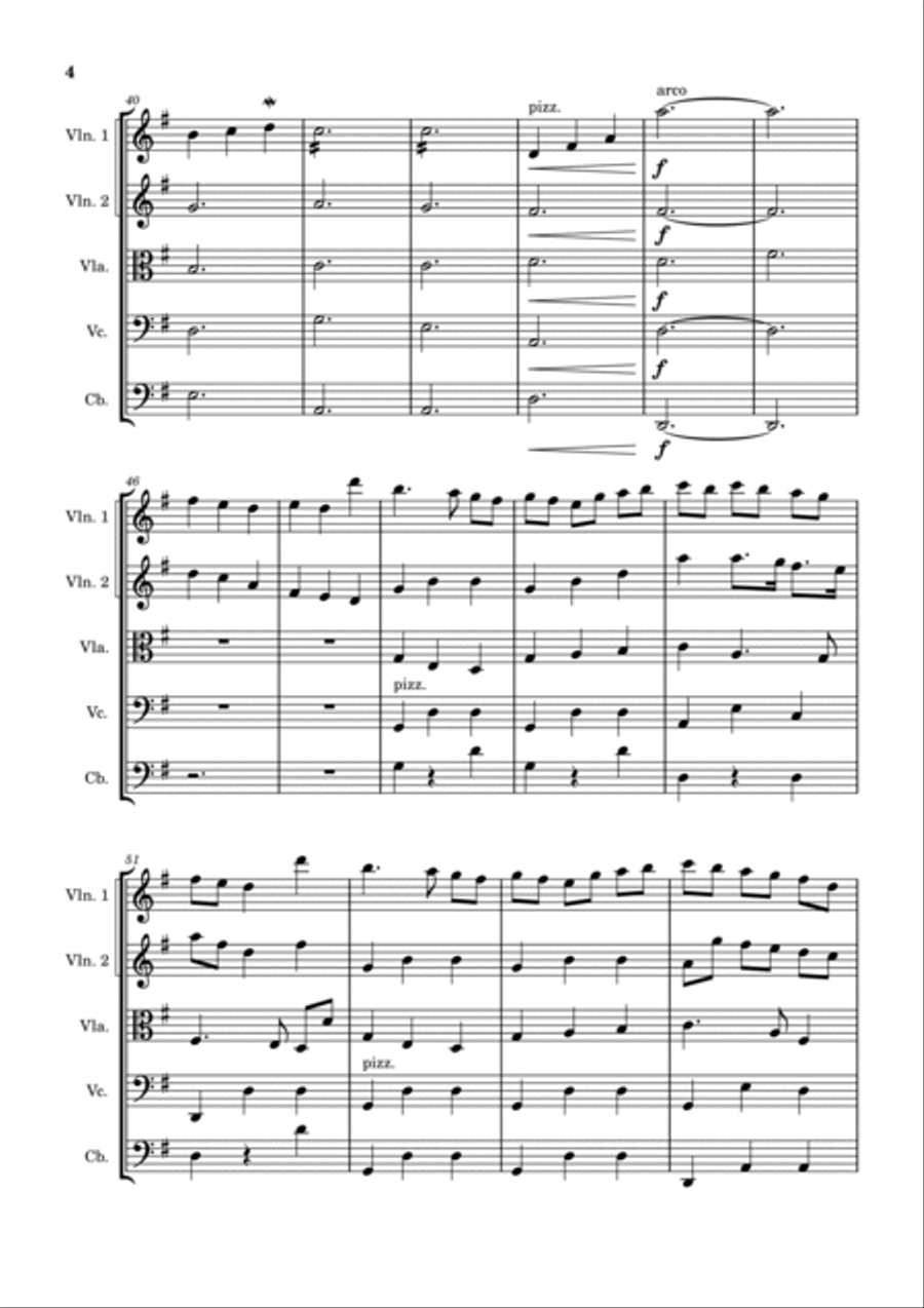 When The Birds Fly Home Cello scores gallery preview page 4