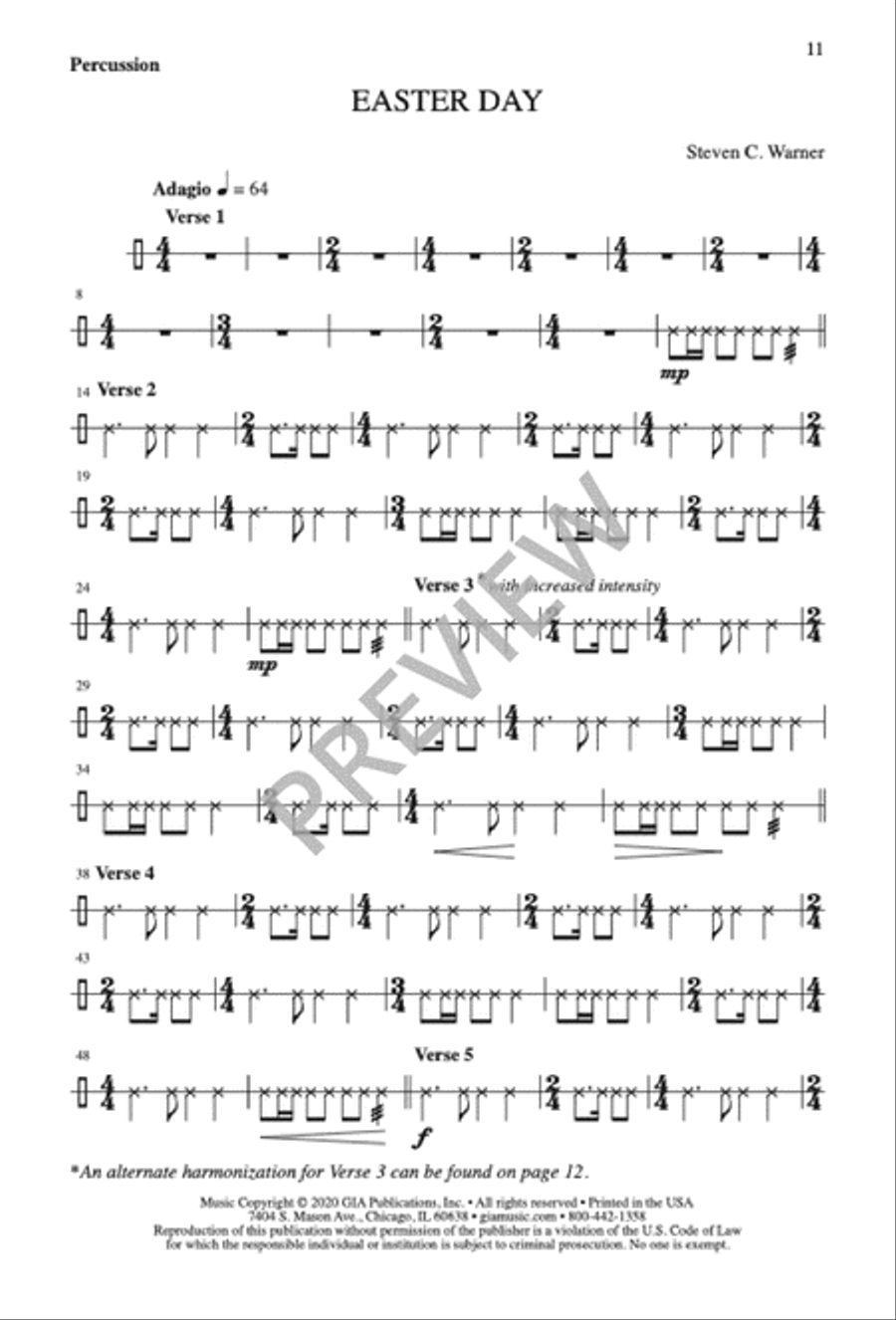 Easter Day SATTB scores gallery preview page 12