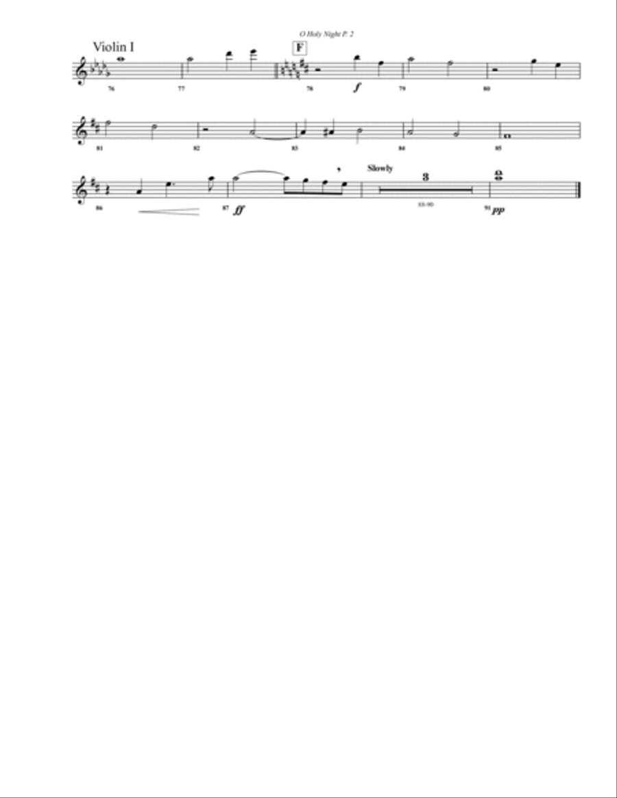O Holy Night--Parts.pdf Large Ensemble scores gallery preview page 5