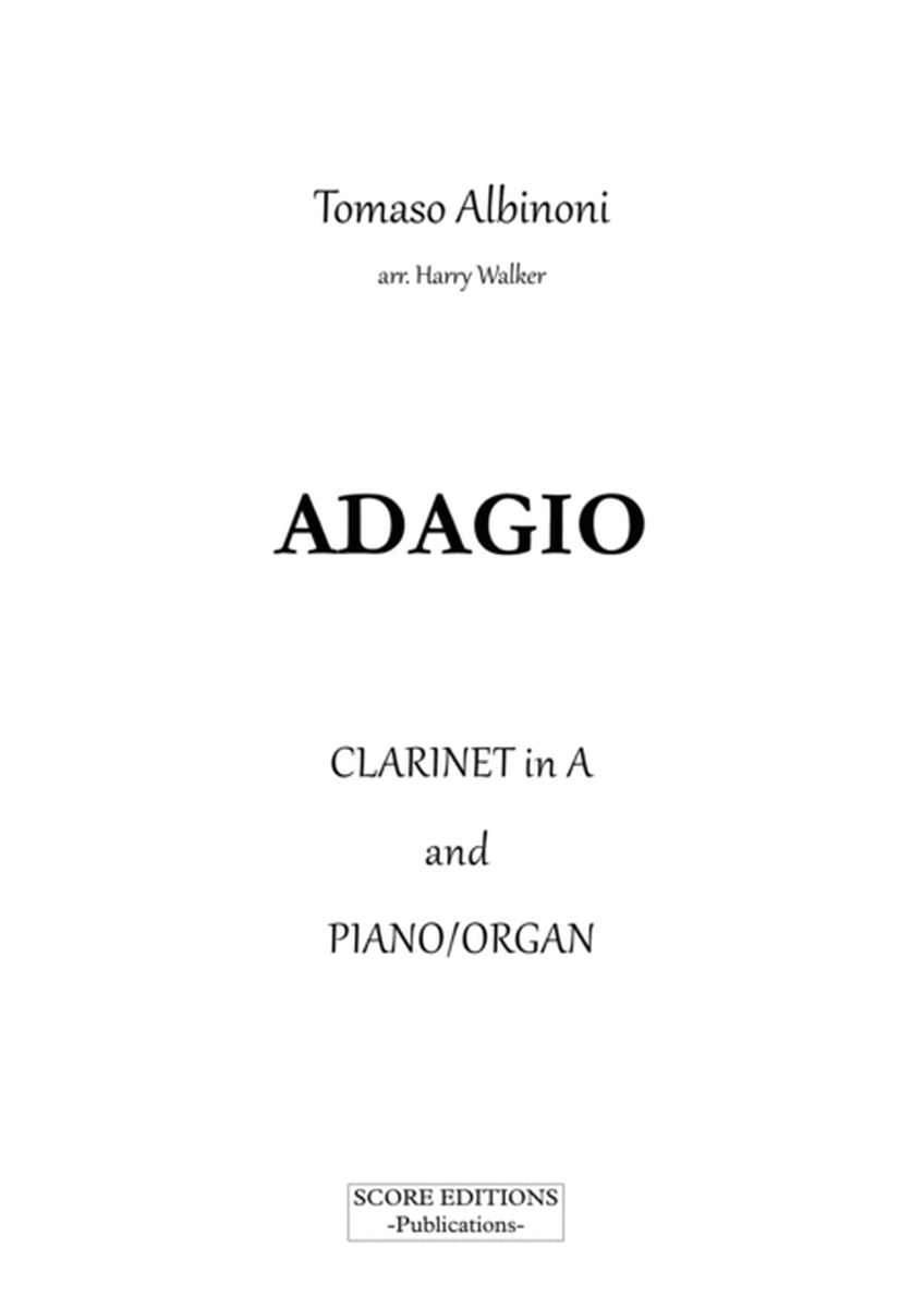 Adagio - Albinoni (for Clarinet in A and Piano/Organ) image number null
