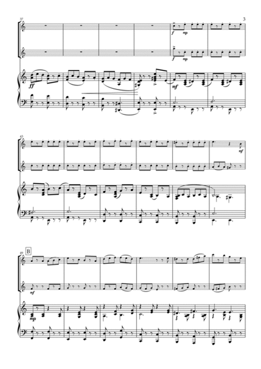 "Salento" A Modern Tarantella for Violin Duet and Piano- Intermediate image number null