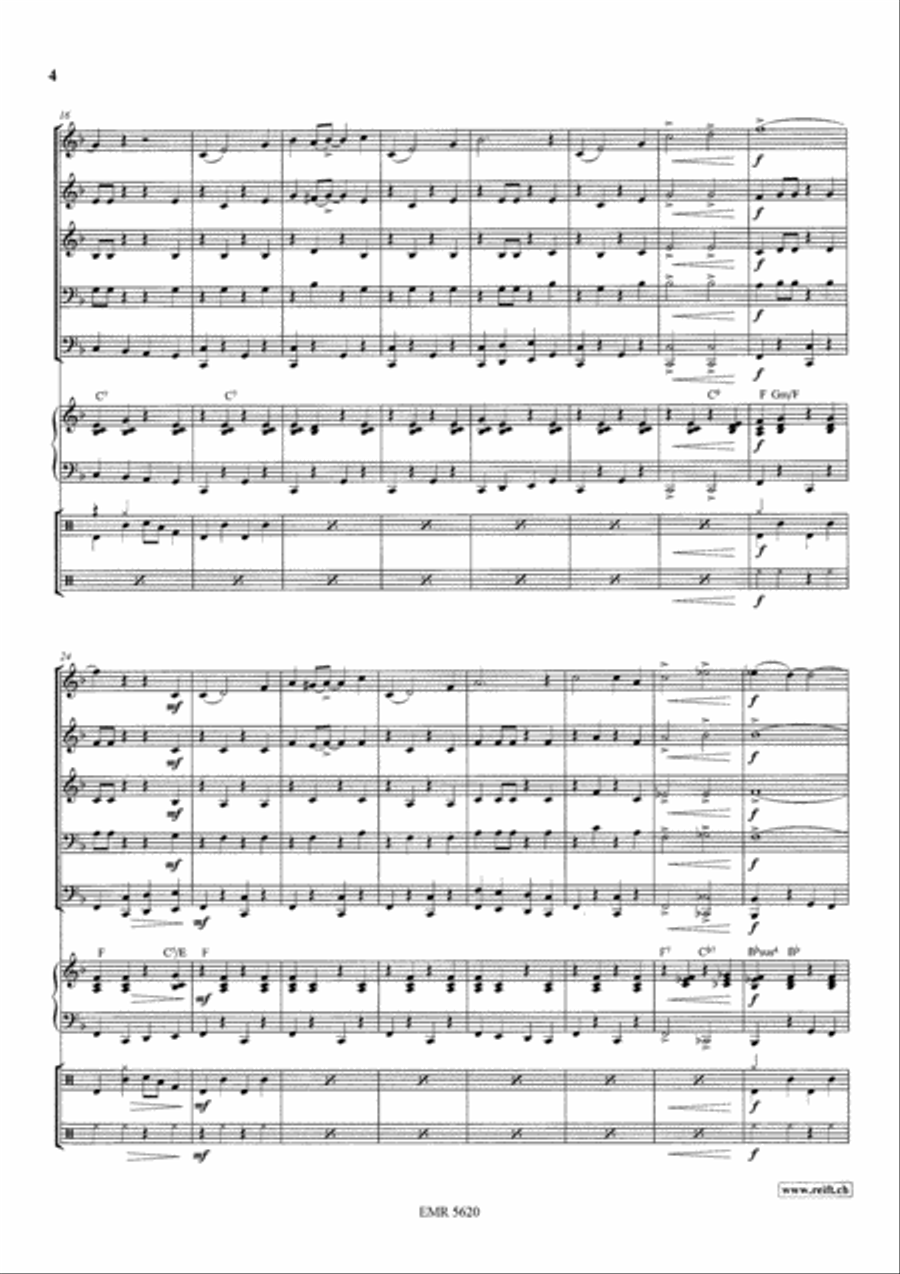 Bill Bailey Brass Band scores gallery preview page 4