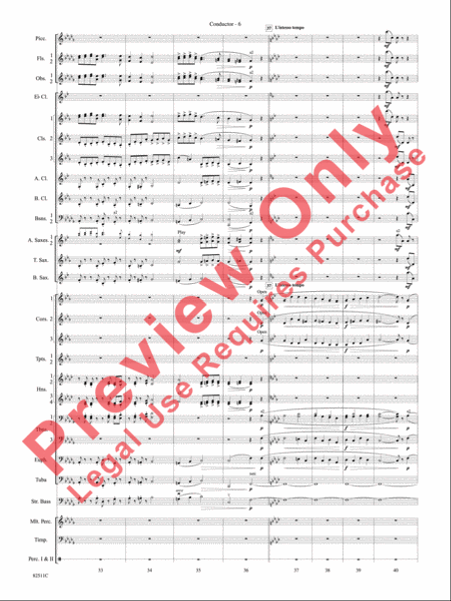 A Christmas Festival Concert Band scores gallery preview page 9