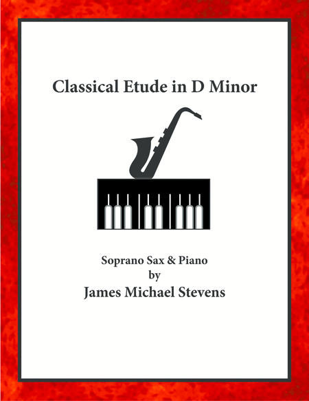Classical Etude in D Minor - Alto Sax & Piano image number null