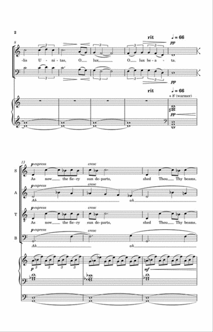 O Lux Beata O Lux Beata Divisi scores gallery preview page 3