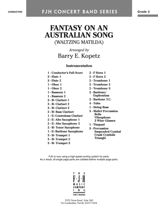 Fantasy on an Australian Song: Score