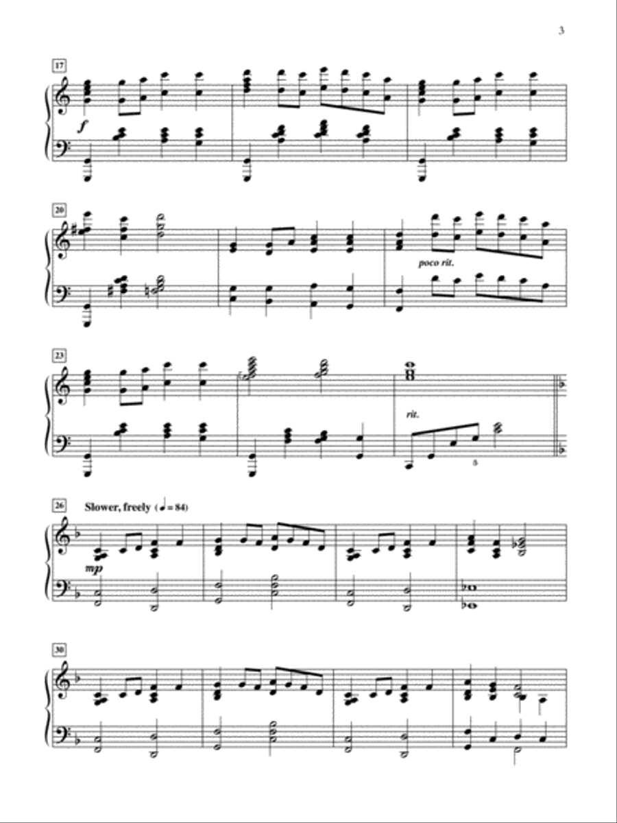 Grand Hymns of the Faith: 10 Expressive Arrangements of Favorite Hymns Piano Solo scores gallery preview page 3