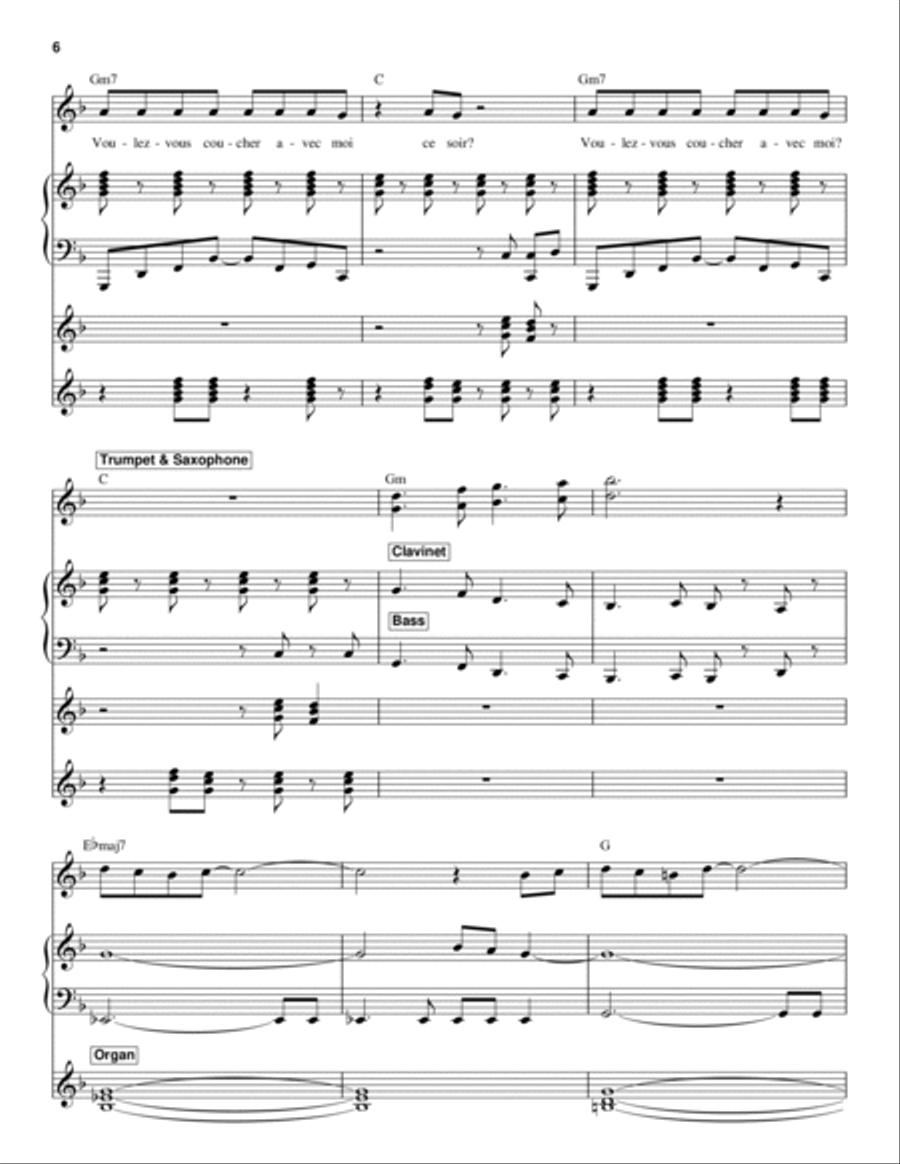 Lady Marmalade Piano scores gallery preview page 6