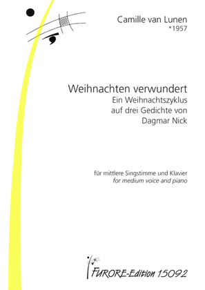 Book cover for Weihnachten verwundert. A christmas cycle of three poems by Dagmar Nick