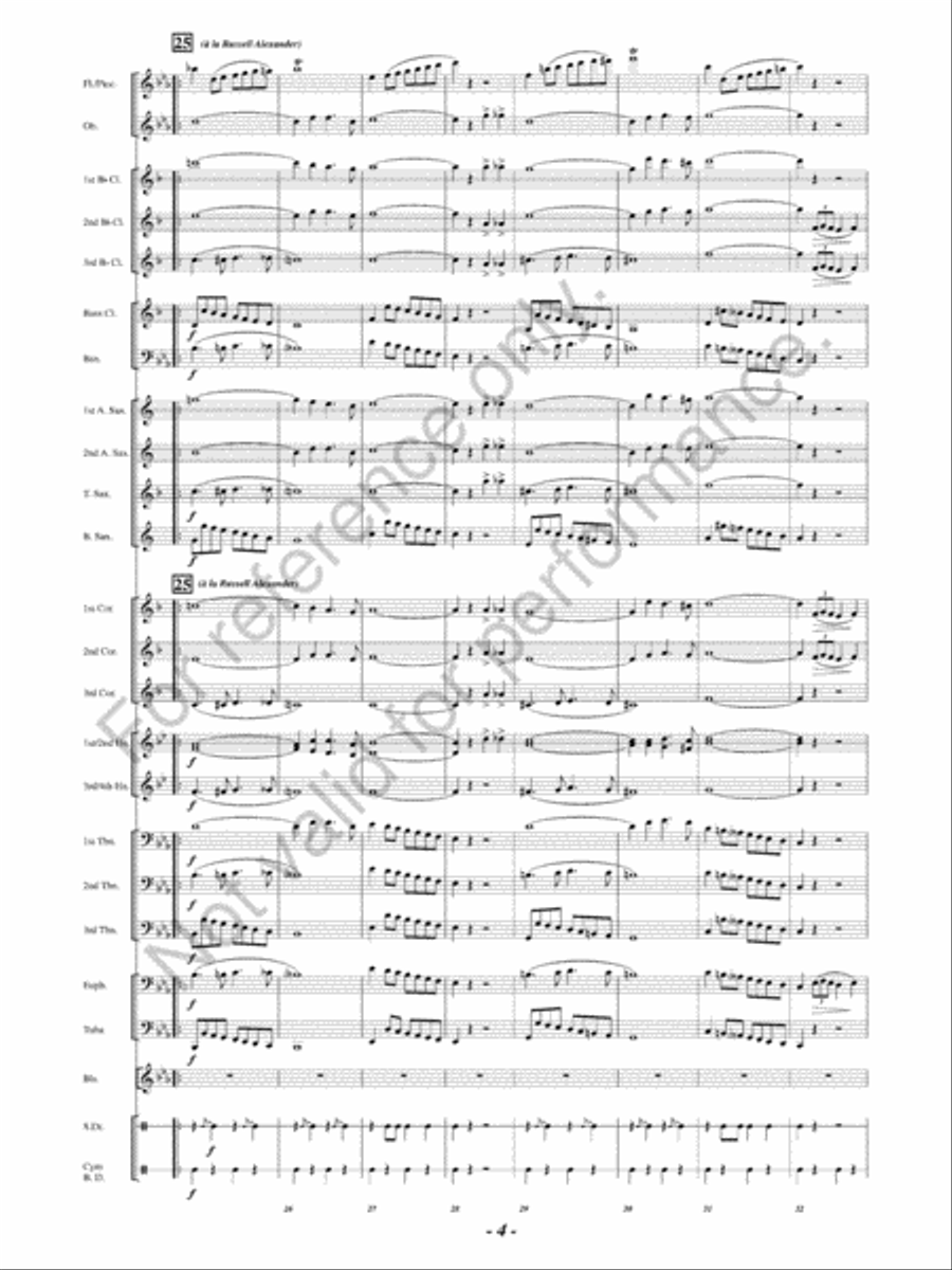 March Kings Concert Band scores gallery preview page 7