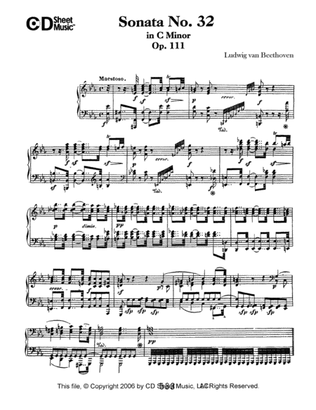Sonata No. 32 In C Minor, Op. 111