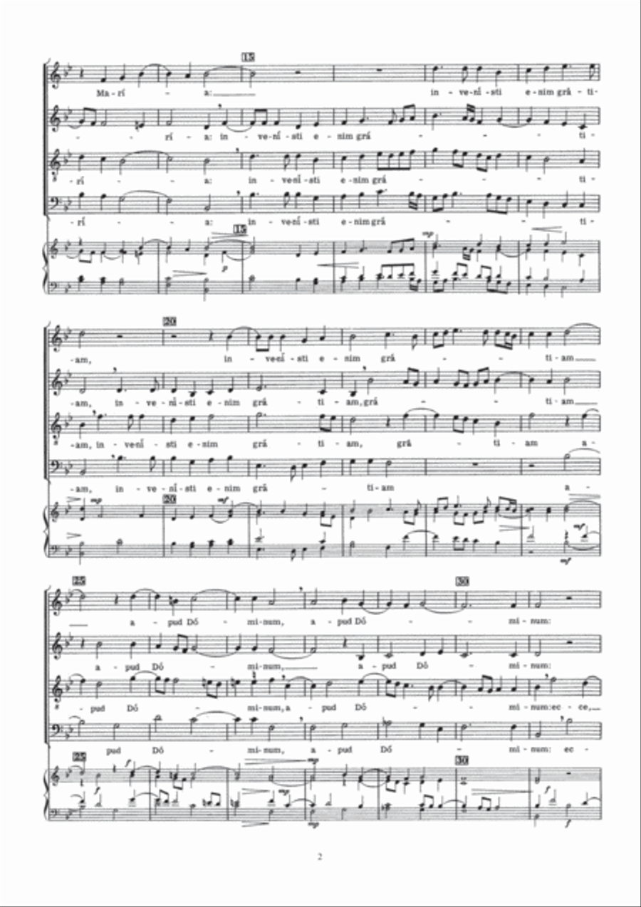Ne Timeas Maria Ne Timeas Maria 4-Part scores gallery preview page 2