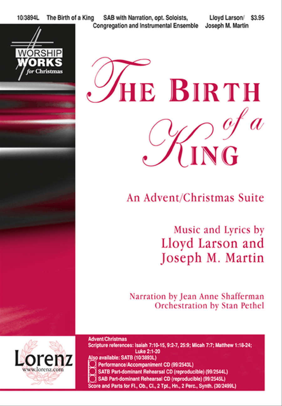 The Birth of a King 3-Part scores gallery preview page 1