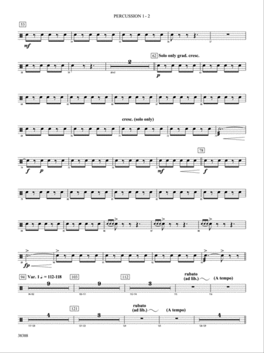 Napoli: 1st Percussion Concert Band scores gallery preview page 2