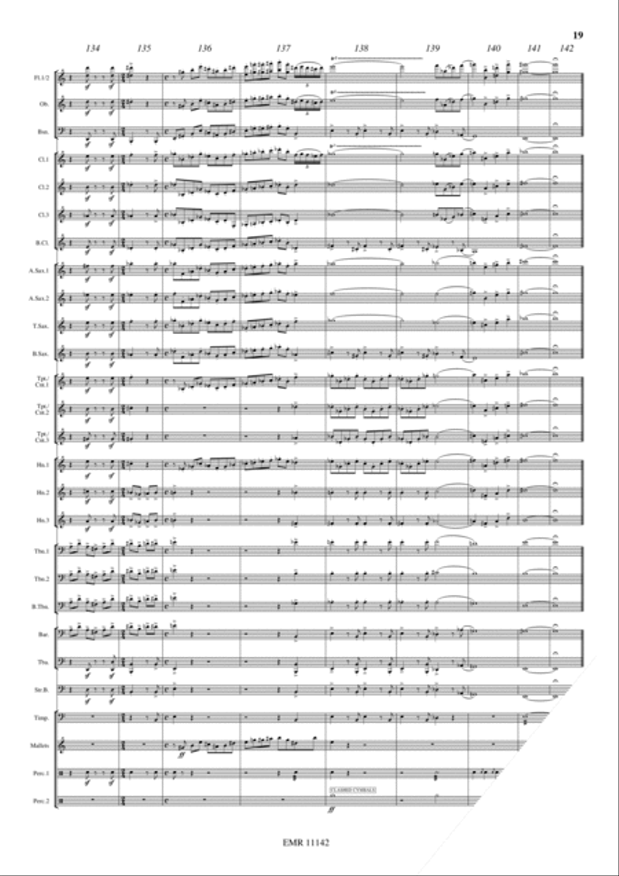 The Great Train Robbery Concert Band scores gallery preview page 14