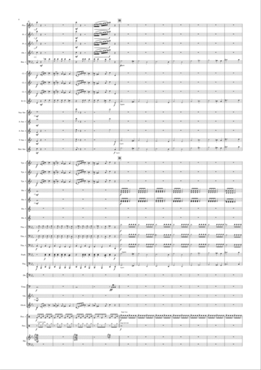 Bed Time Horror Dance By Jannes Jacobs Concert Band scores gallery preview page 4