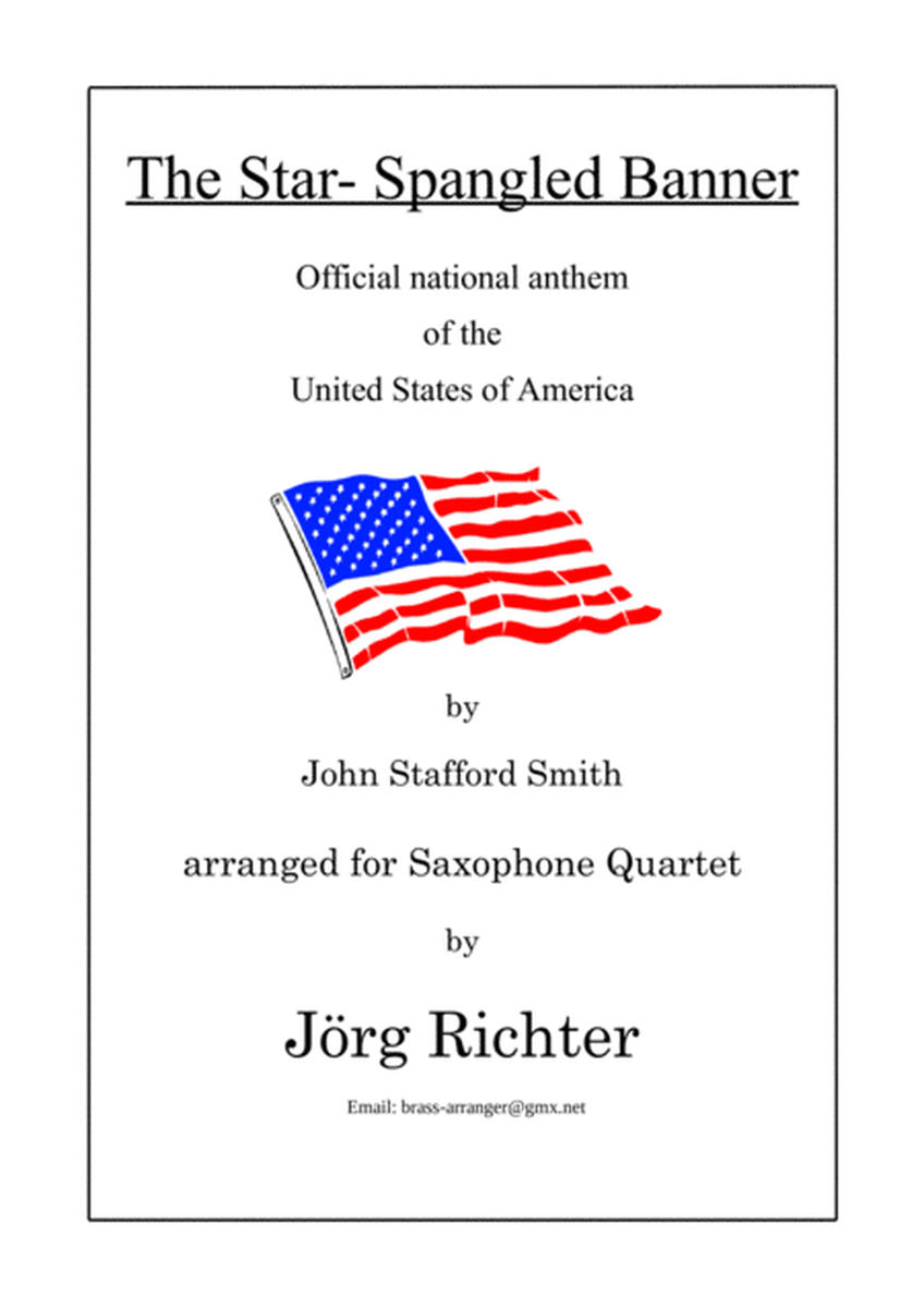 The Star- Spangled Banner for Saxophone Quartet image number null