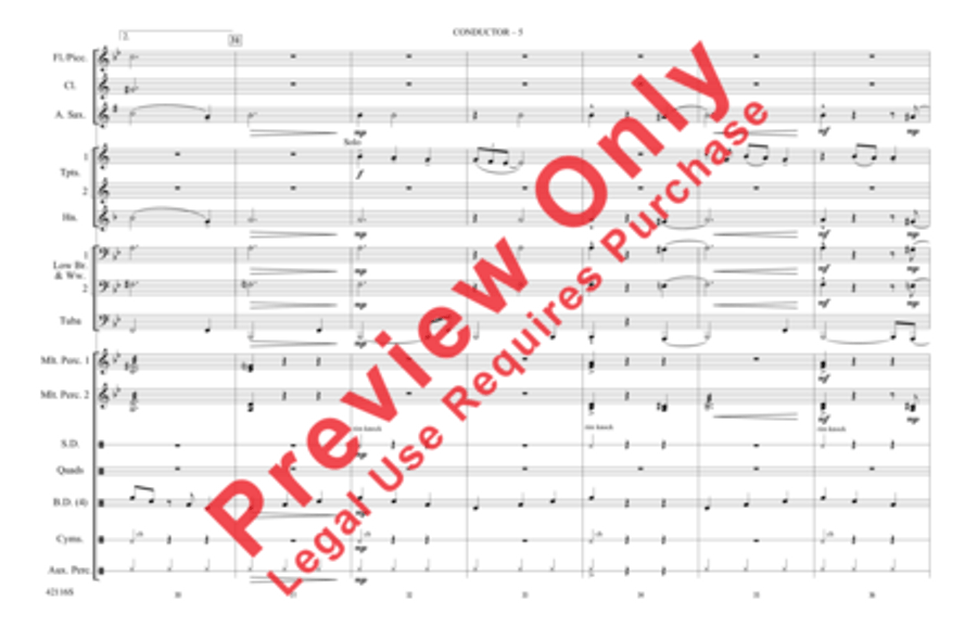 You're Still a Young Man Marching Band scores gallery preview page 6