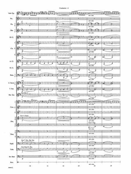 Trumpeter's Lullaby (with Trumpet Solo): Score