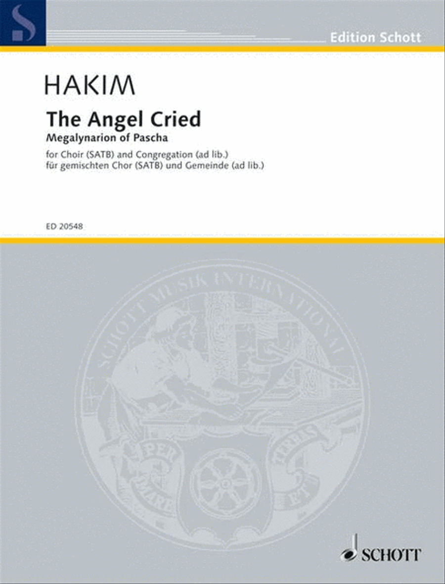 The Angel Cried 4-Part scores gallery preview page 1