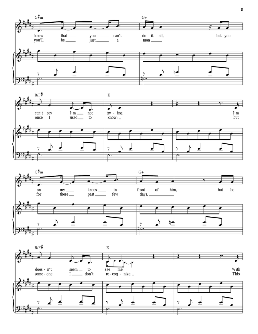 The Hill Piano, Vocal scores gallery preview page 3