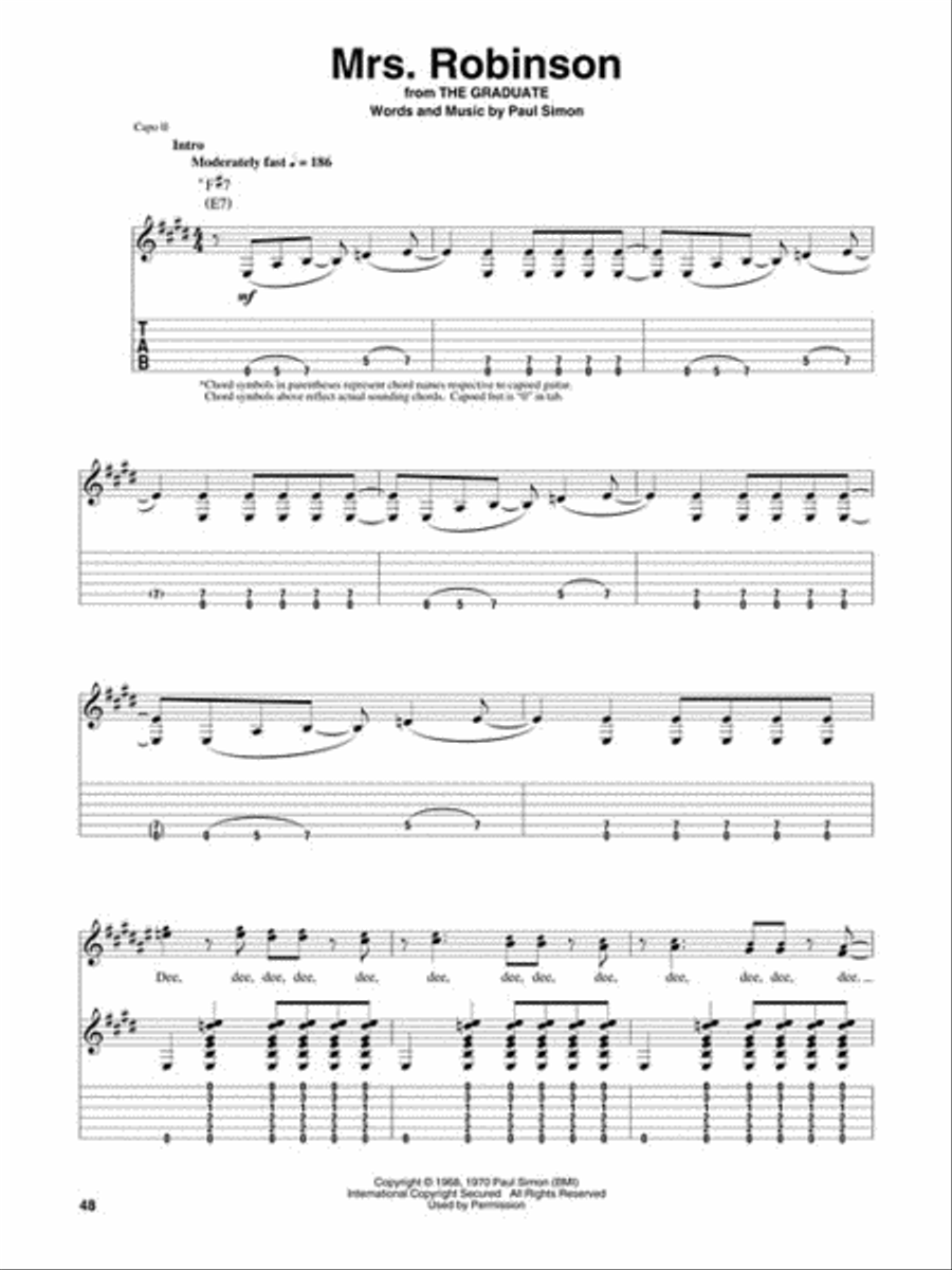 Simon & Garfunkel Simon & Garfunkel Acoustic Guitar scores gallery preview page 6