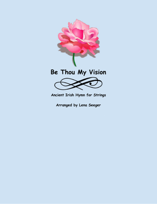 Book cover for Be Thou My Vision (three violins and cello)