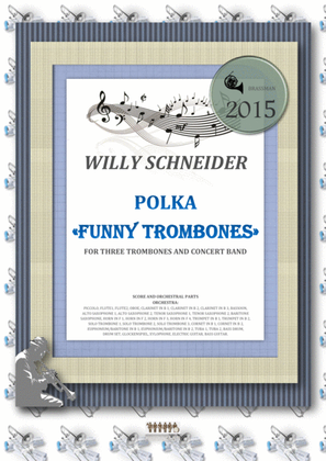 POLKA for three trombones and concert band
