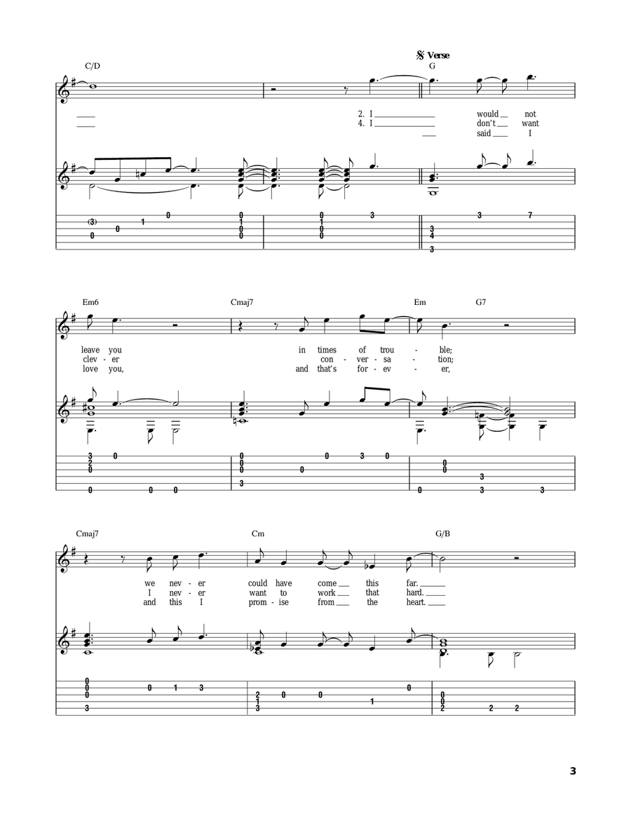 Just The Way You Are Just The Way You Are Acoustic Guitar scores gallery preview page 3