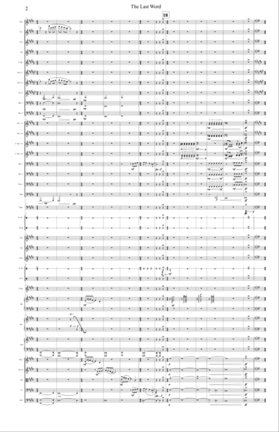 The Last Word The Last Word Small Ensemble scores gallery preview page 2