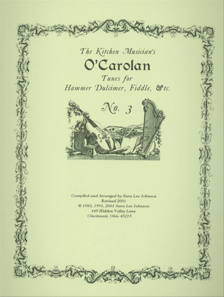 O'Carolan Tunes Violin scores gallery preview page 1