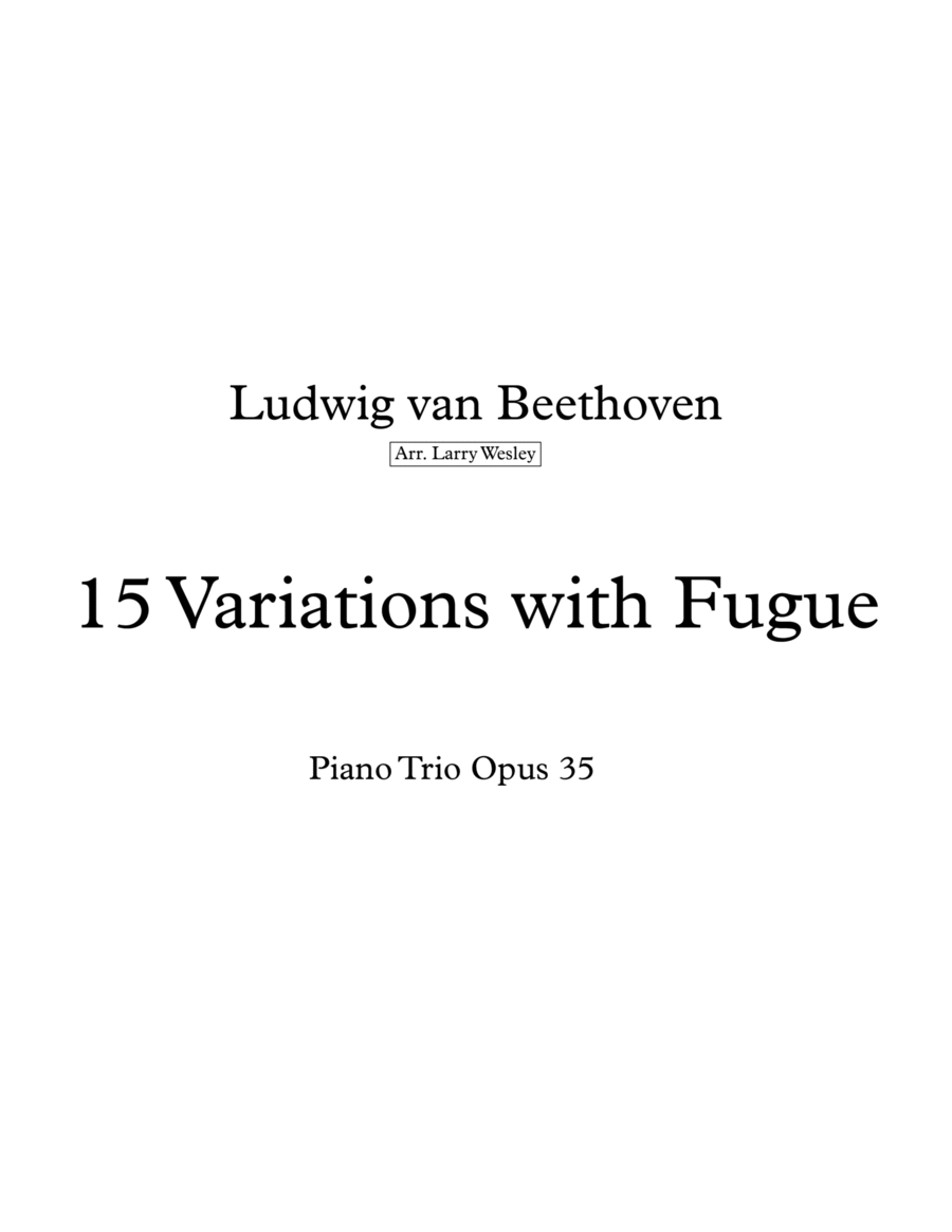 15 Variations with Fugue image number null