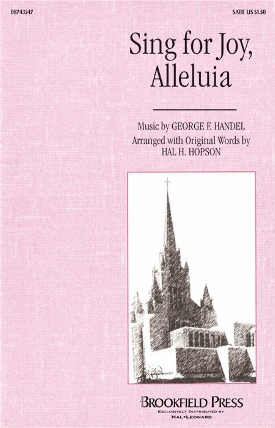 Sing for Joy, Alleluia 4-Part scores gallery preview page 1