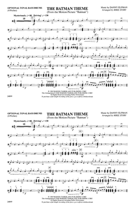 The Batman Theme (from Batman): Tonal Bass Drum