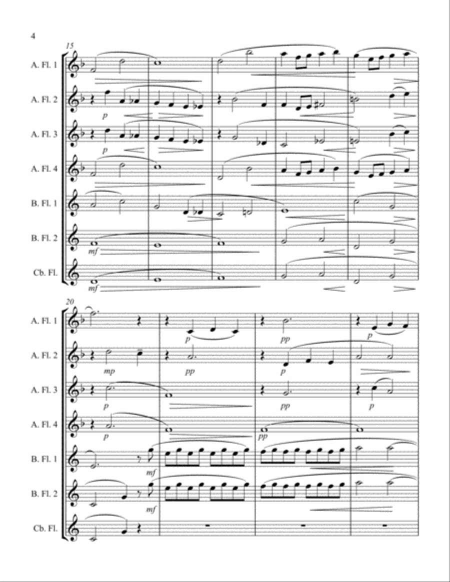 Over The Rainbow (from The Wizard Of Oz) Small Ensemble scores gallery preview page 4