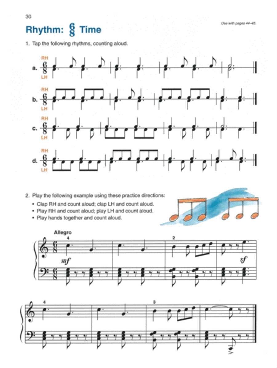 Alfred's Basic Piano Course Sight Reading, Level 3 Piano Method scores gallery preview page 9