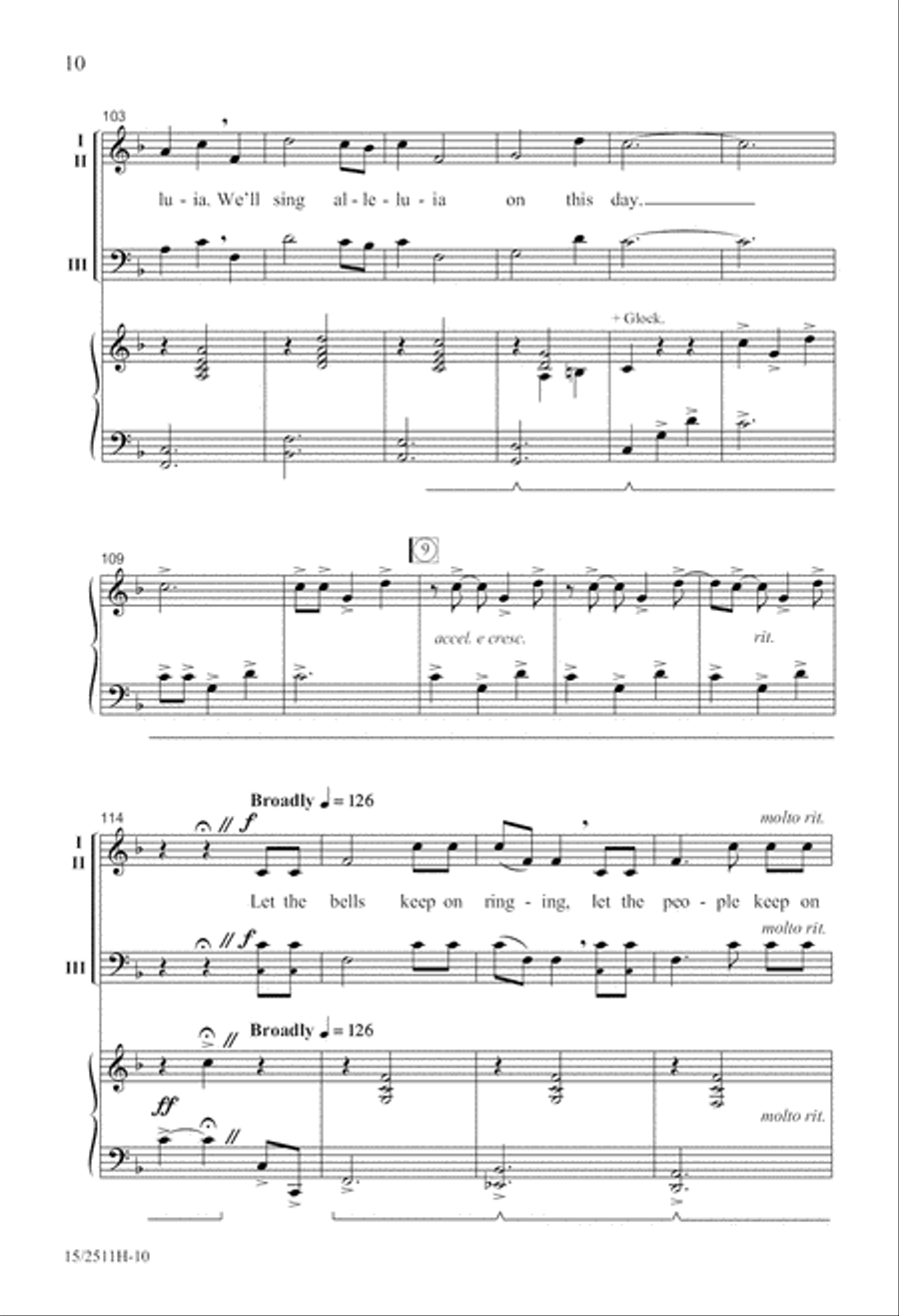 A Joyful Carol 3-Part scores gallery preview page 10