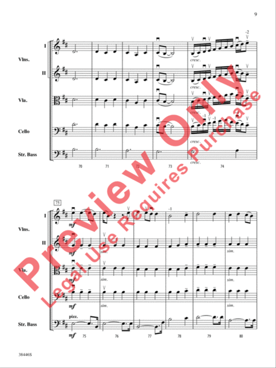 Open Arms String Orchestra scores gallery preview page 10