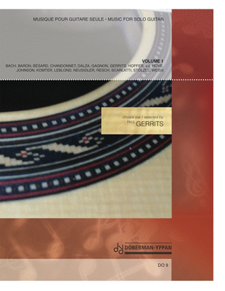 Book cover for Musique pour guitare seule, Vol. 1