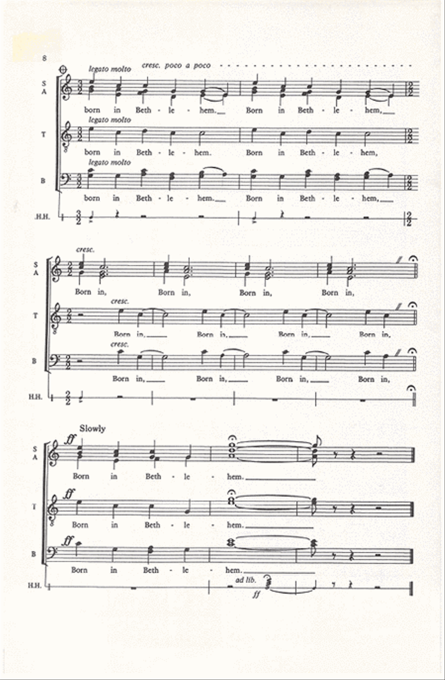 Holy Babe Divisi scores gallery preview page 8