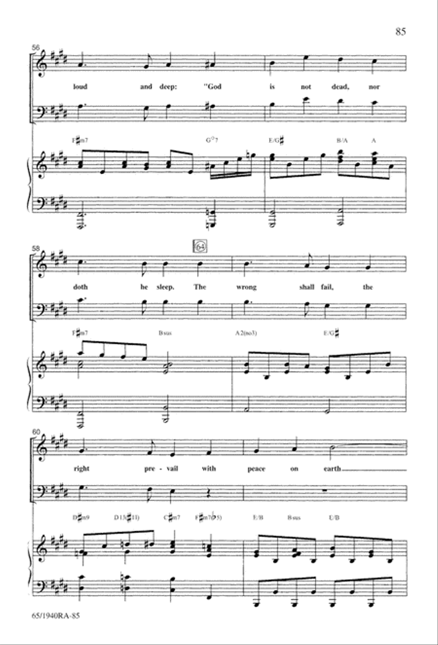 We Will Know Peace 3-Part scores gallery preview page 87