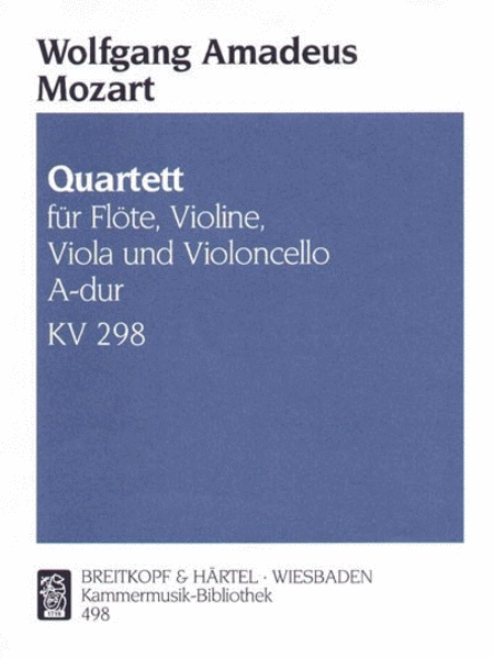 Quartet in A major K. 298